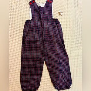 Kids Christmas Overalls